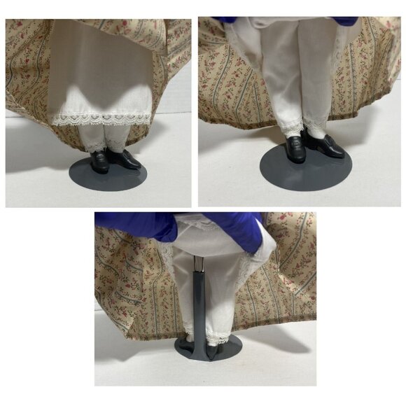 Letitia of Maryland Franklin Heirloom Doll Little Maids of 13 Colonies Porcelain - Picture 8 of 12